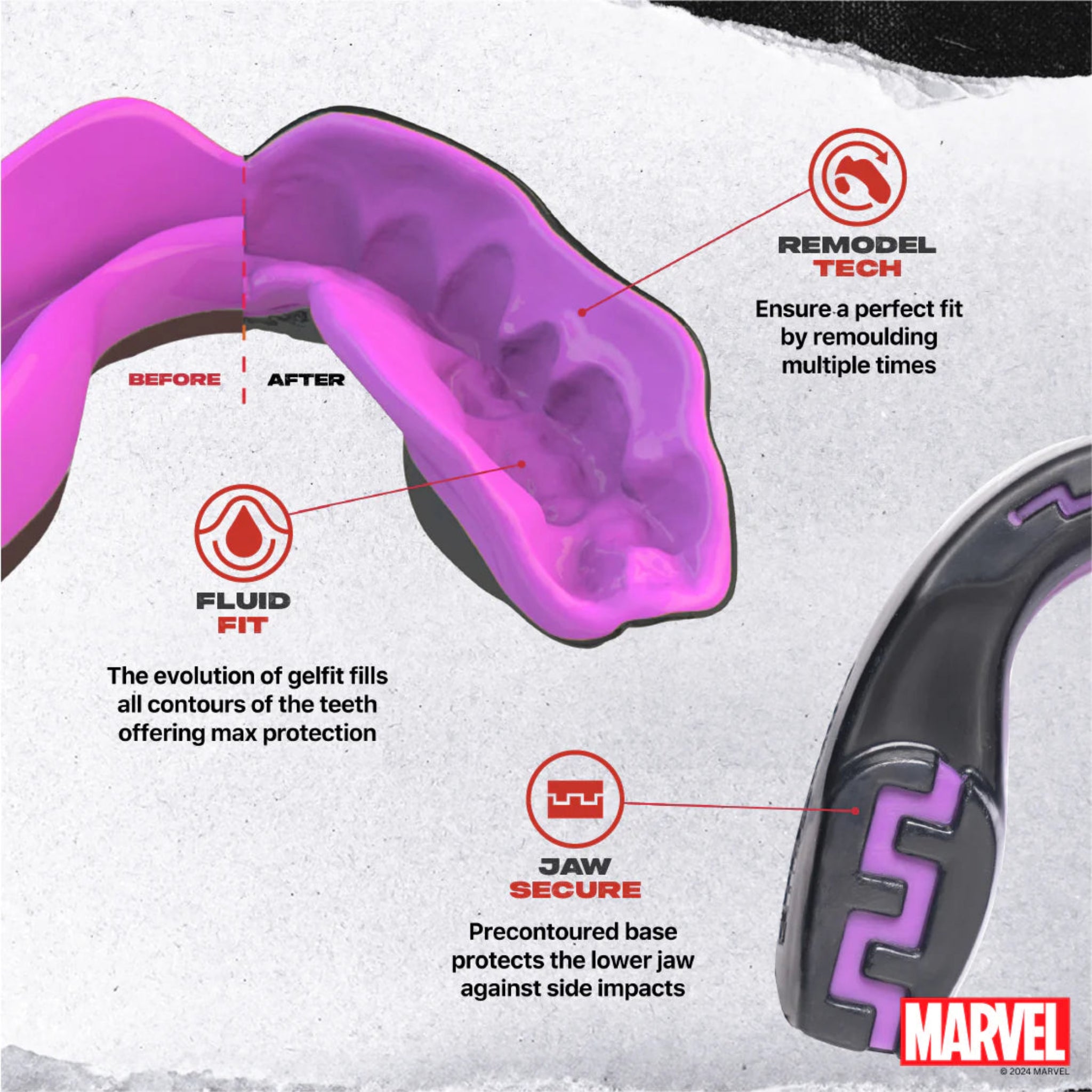 Protector Bucal SafeJawz Marvel Black Panther