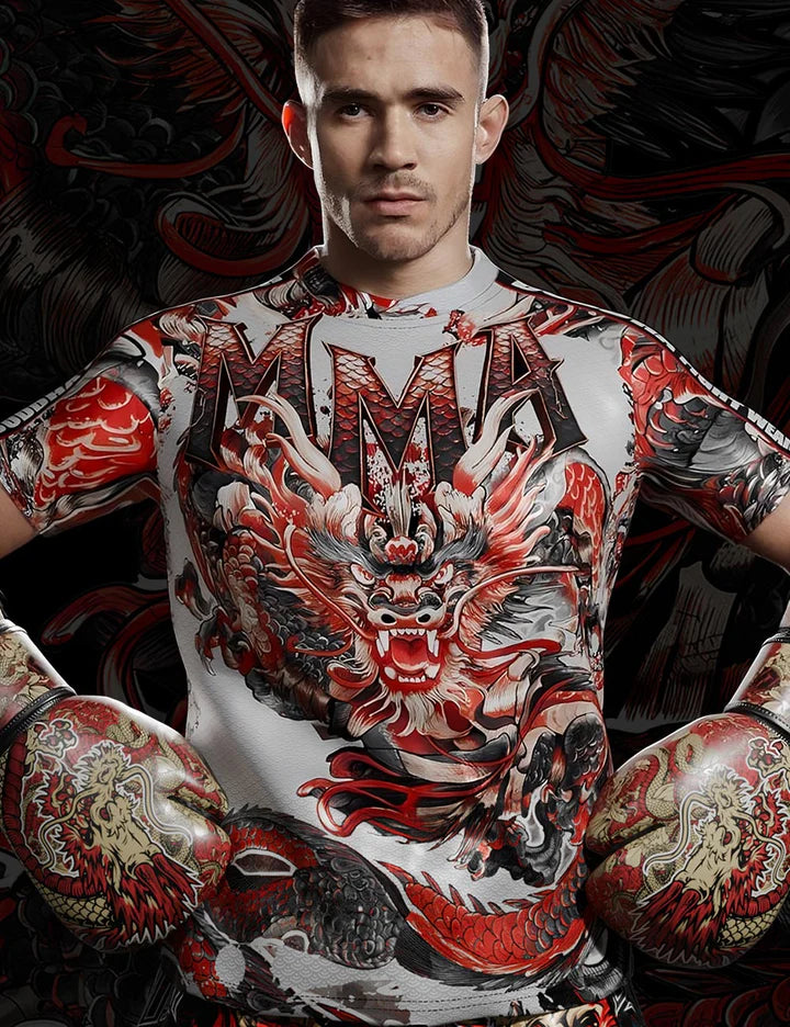 Camiseta Sublimacion Dragon MMA T990