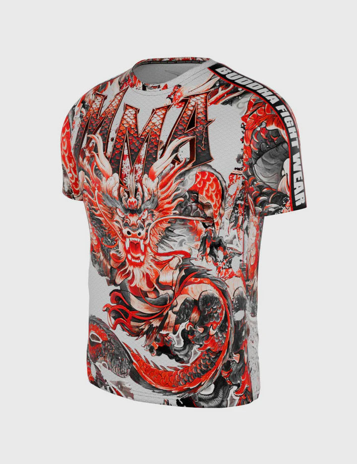 Camiseta Sublimacion Dragon MMA T990