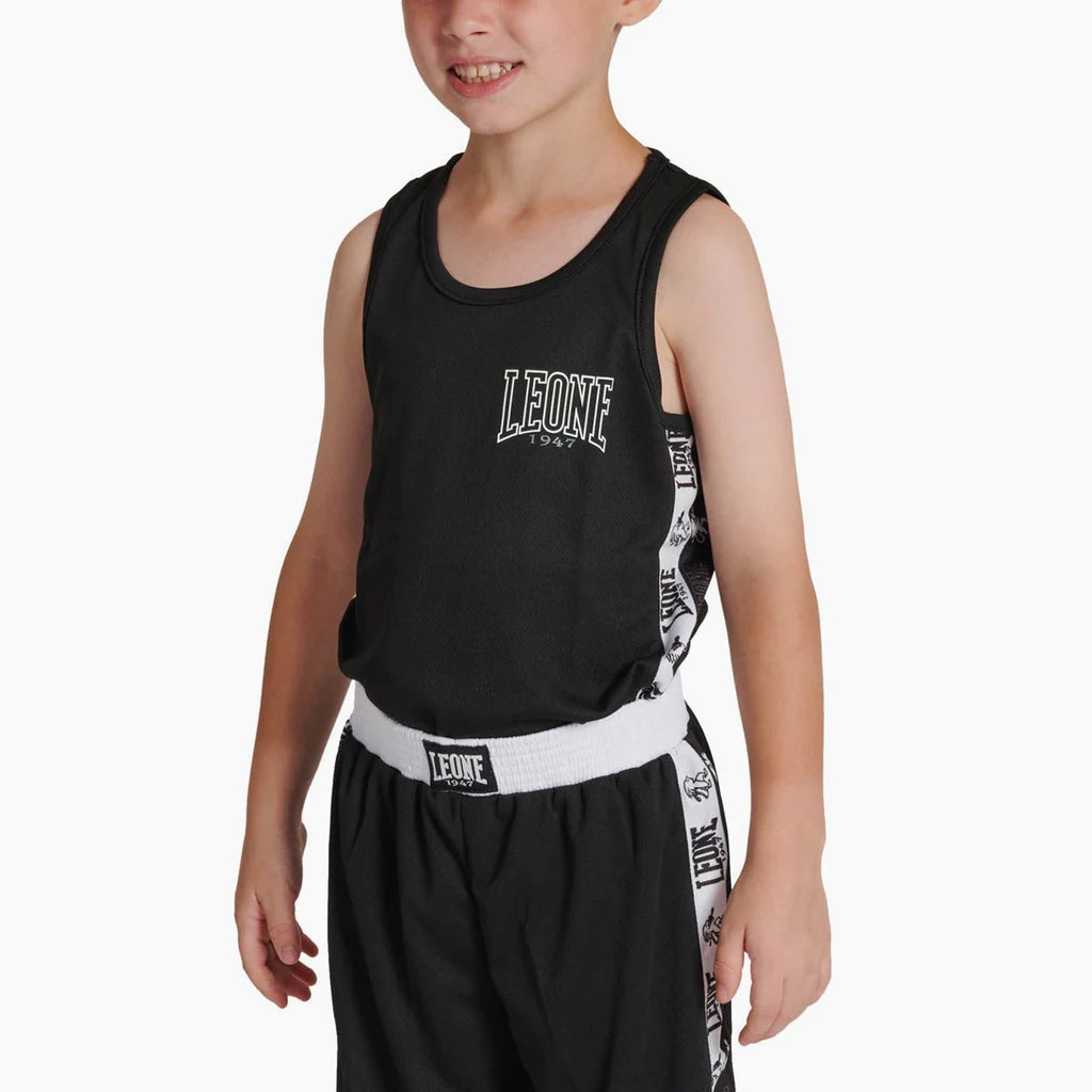 Camiseta Sin Mangas Niño Boxeo Leone Iconic AB231J