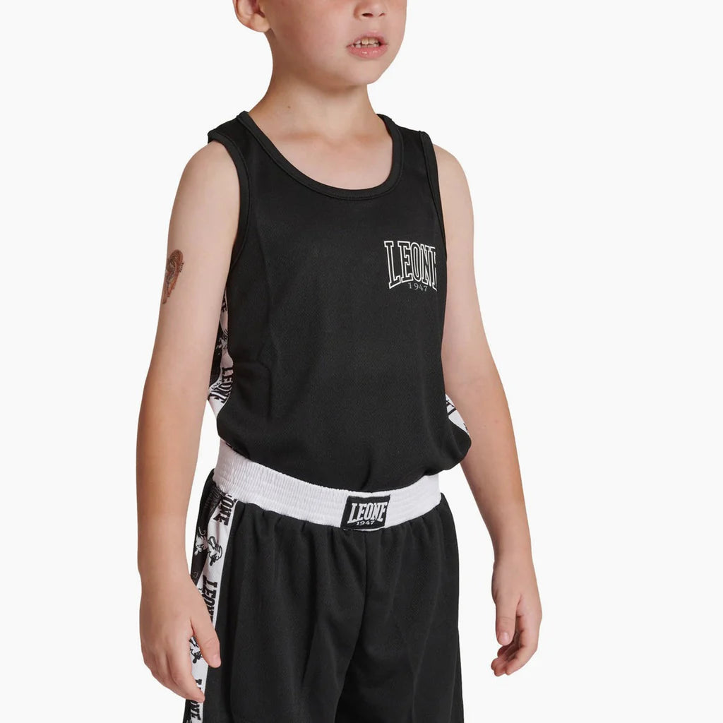 Camiseta Sin Mangas Niño Boxeo Leone Iconic AB231J