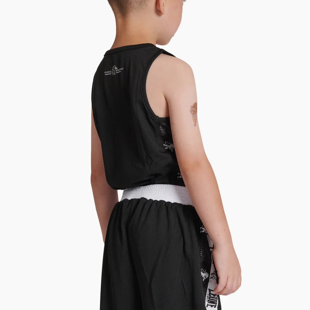 Camiseta Sin Mangas Niño Boxeo Leone Iconic AB231J