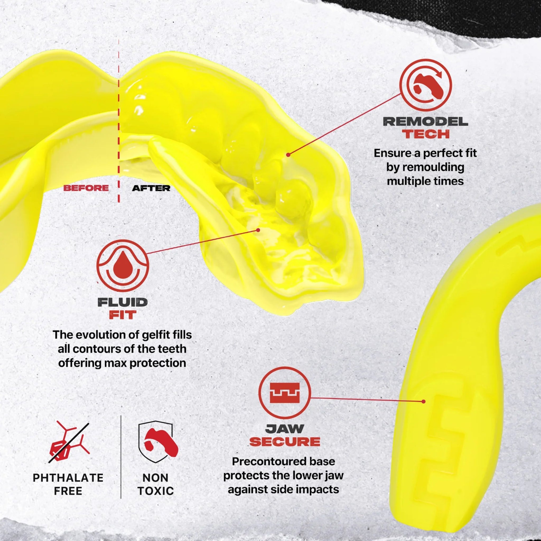 Protector Bucal SafeJawz Intro Series Yellow