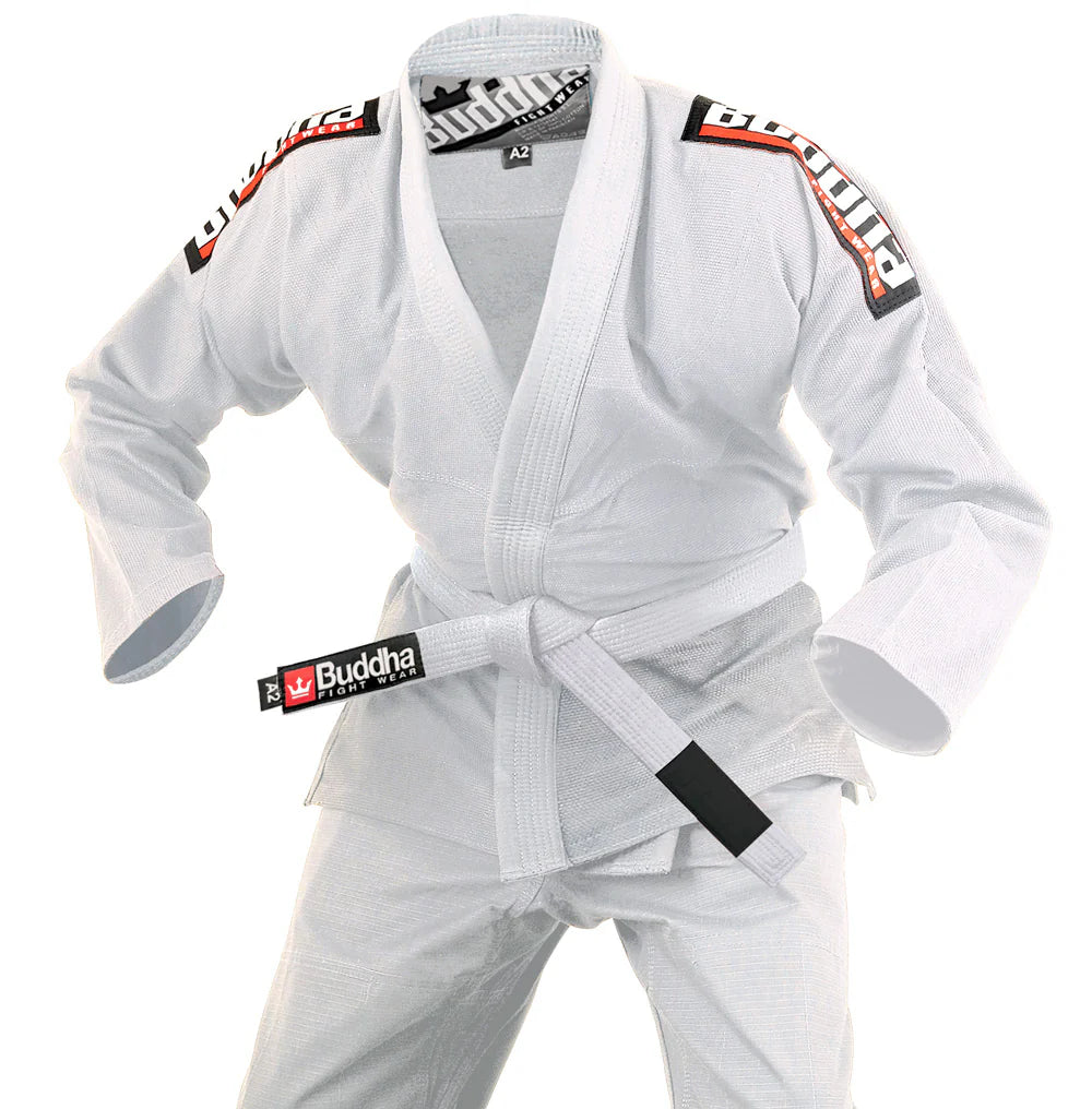 Gi Jiujitsu Buddha Infinity Blanco + Cinturón Blanco