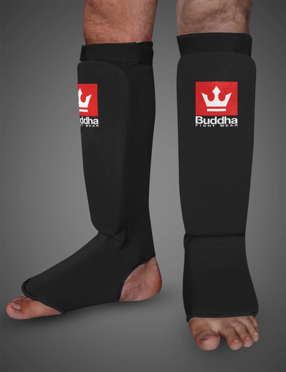 Espinilleras Tubular Negro
