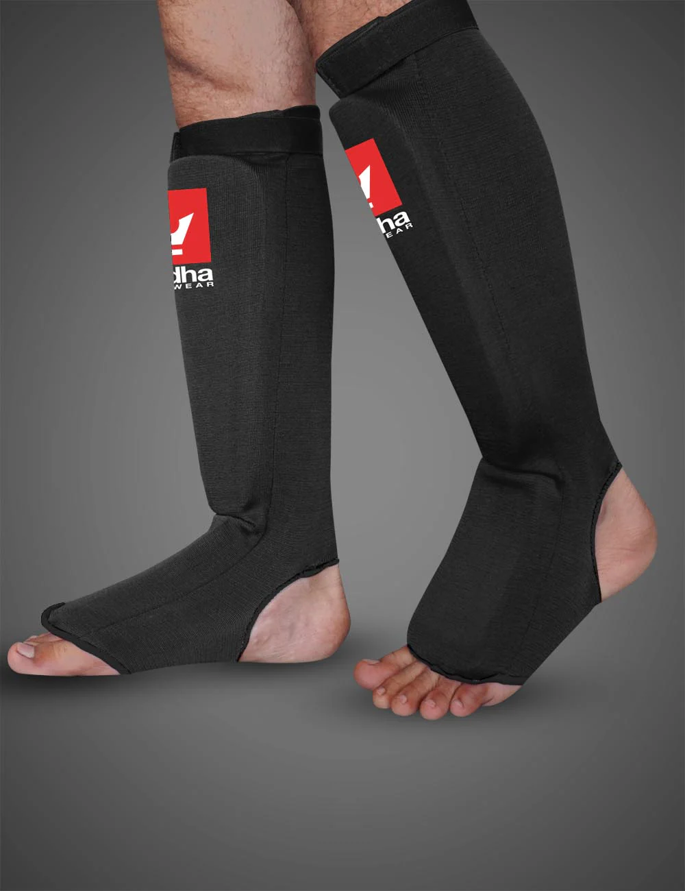 Espinilleras Tubular Negro