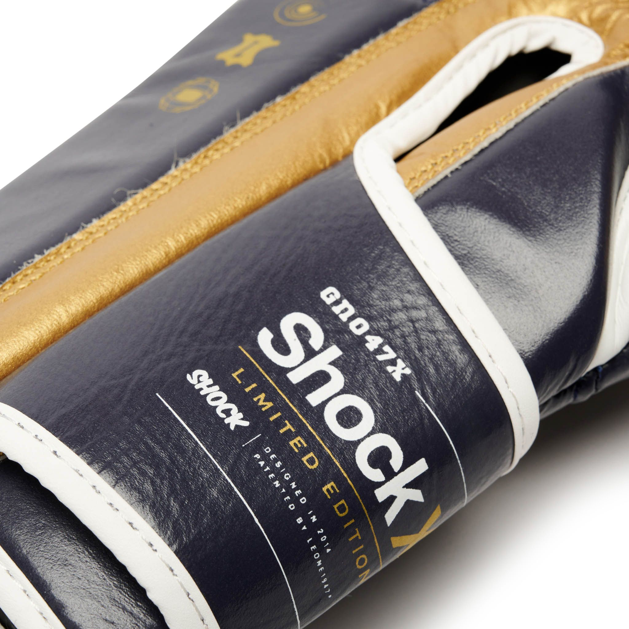 Guantes de Boxeo Leone 1947 Shock X Azul GN047X Edición Limitada