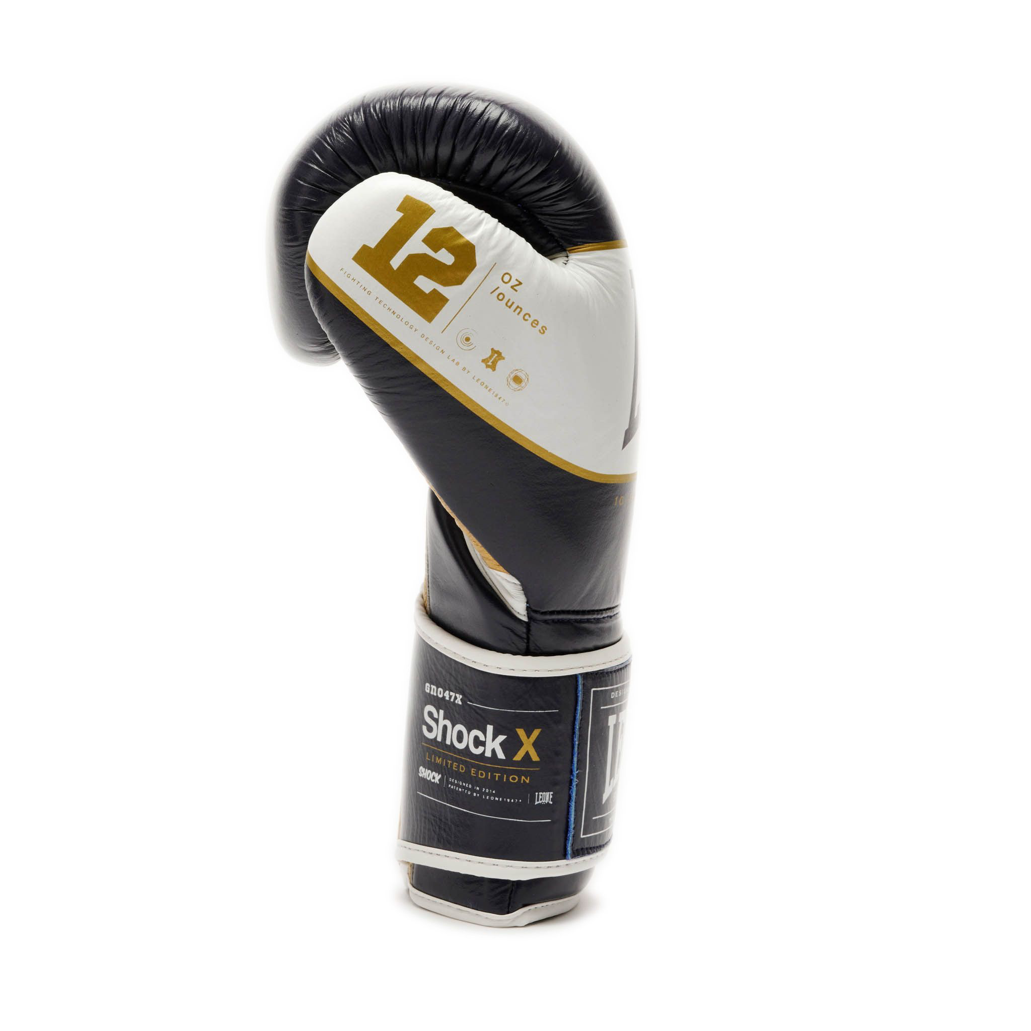 Guantes de Boxeo Leone 1947 Shock X Azul GN047X Edición Limitada