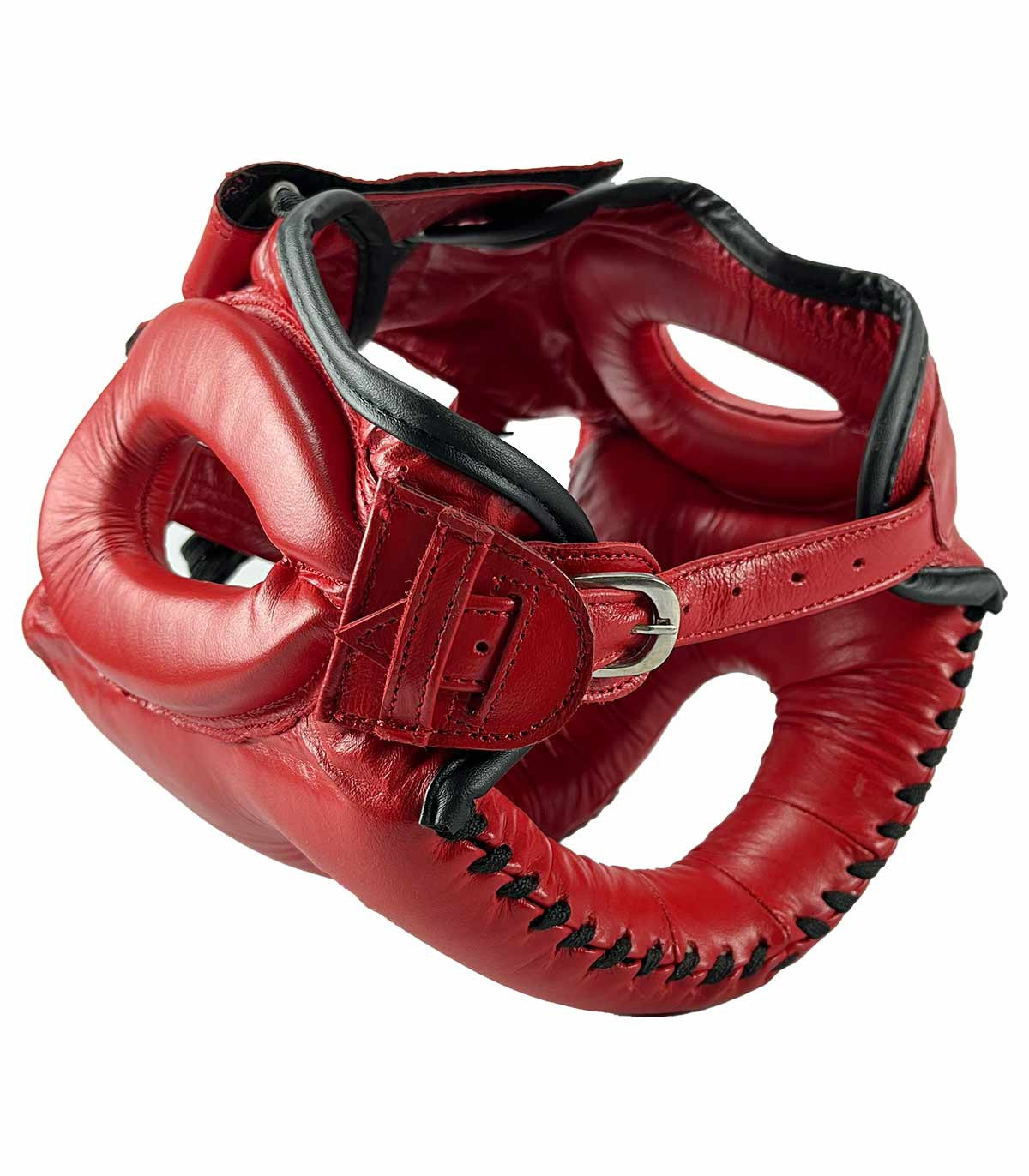 Casco de Boxeo Barra Mexicana Rojo  Custom Fighter