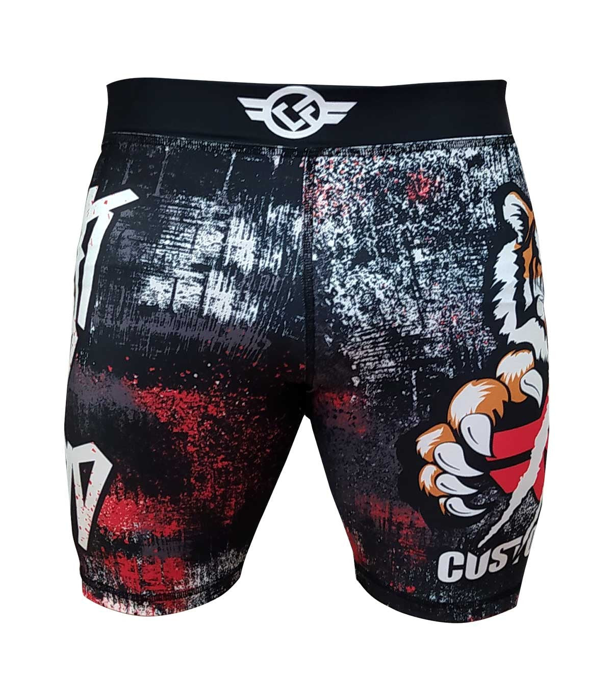 Malla Short Compression Tiger Custom Fighter
