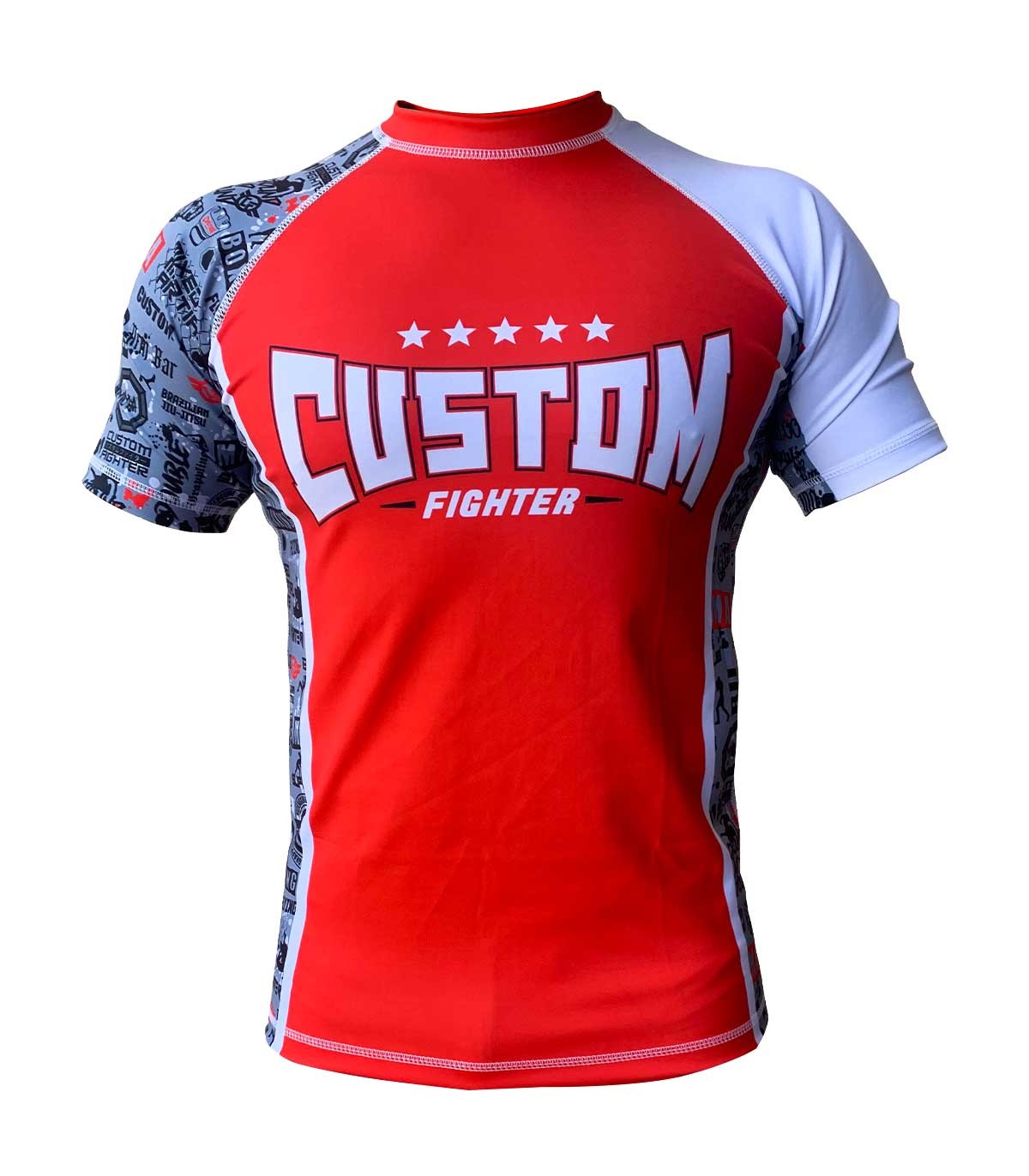 Rashguard MMA Manga Corta Customize It Custom Fighter