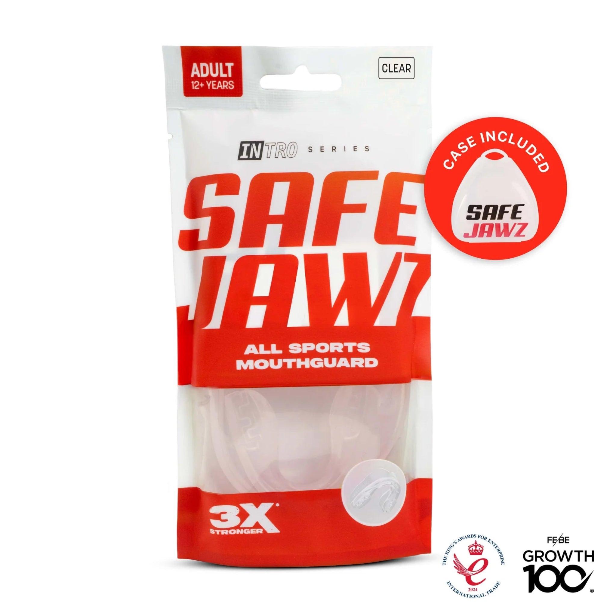Protector Bucal SafeJawz Intro Series Clear