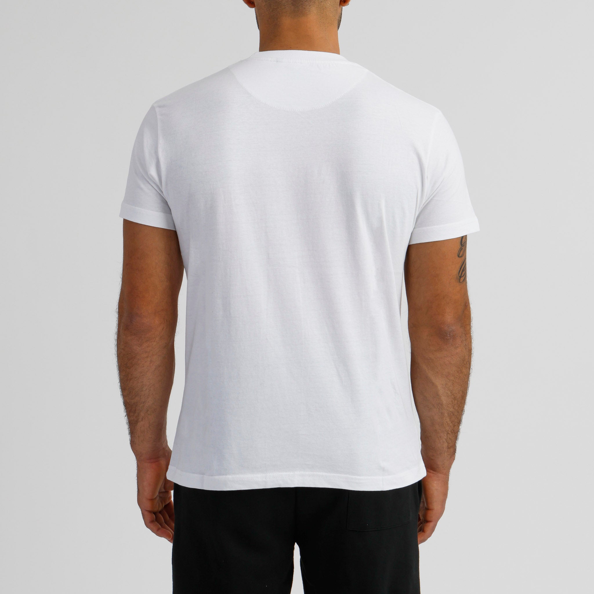 Camiseta Manga Corta Leone Center Blanca