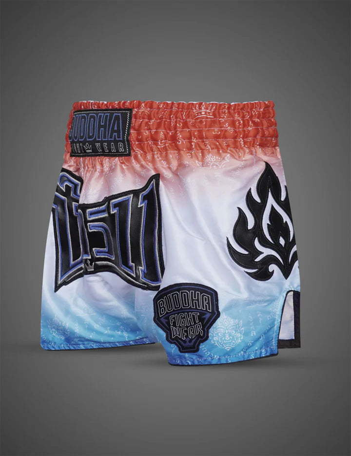 Pantalón Corto Muay Thai Kanok Thailand Buddha Fight Wear
