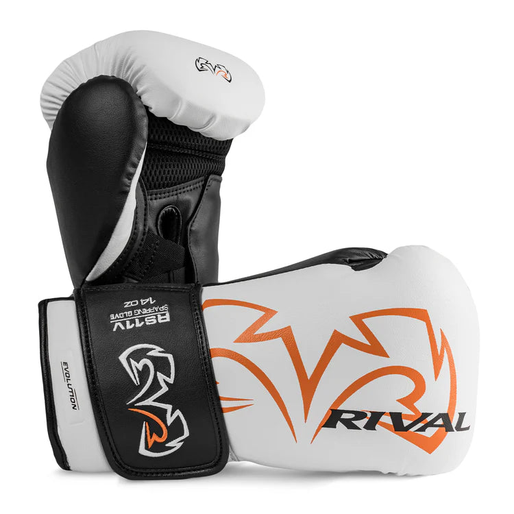 Guantes de Sparring Rival RS11V Evolution Blancos