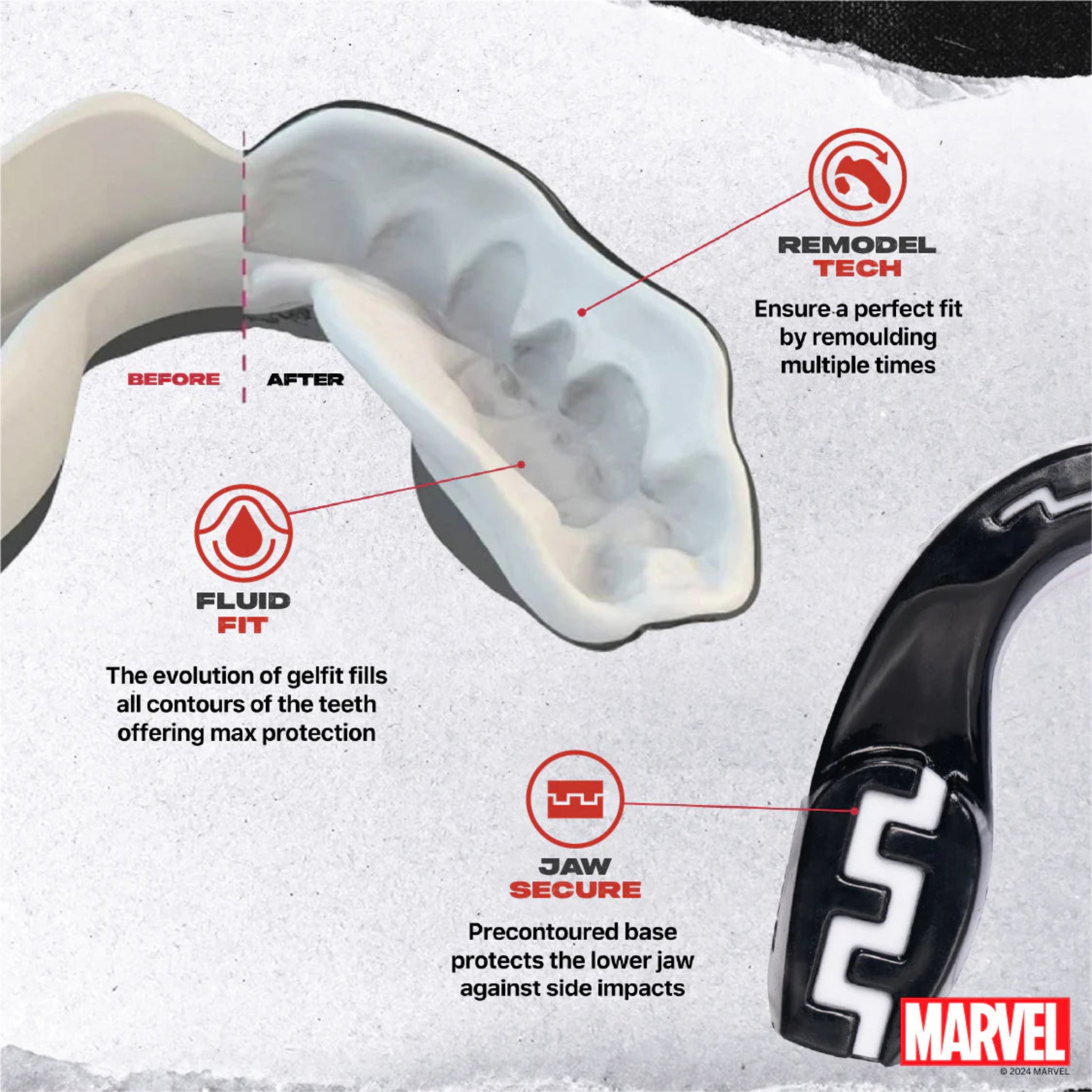 Protector Bucal SafeJawz Marvel Venom