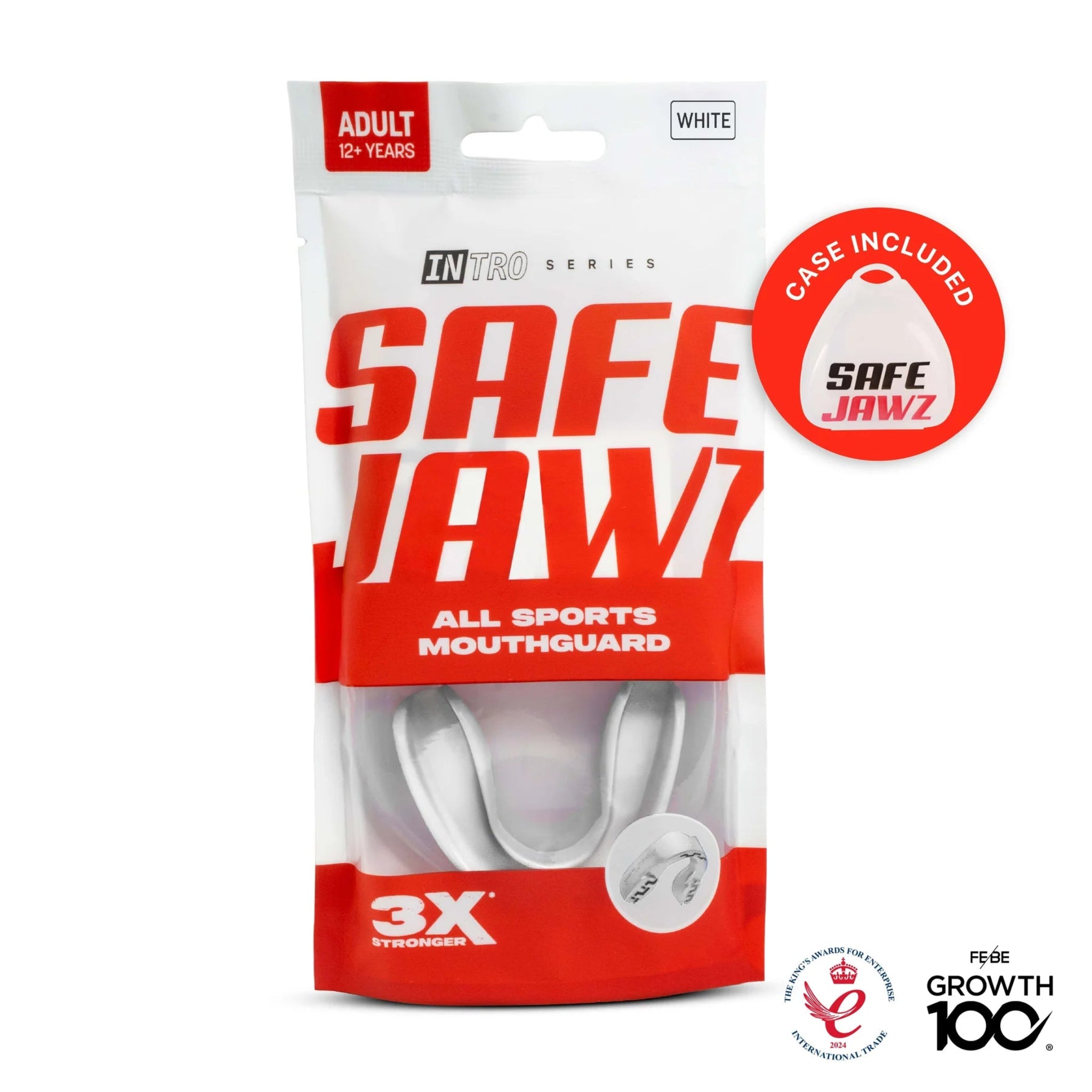 Protector Bucal SafeJawz Intro Series White