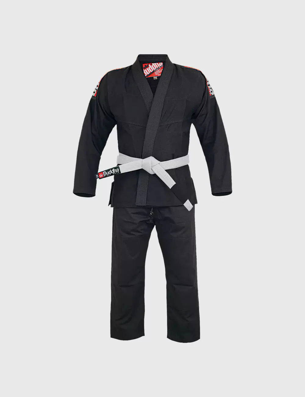 Gi Jiujitsu Buddha Infinity Negro + Cinturón Blanco