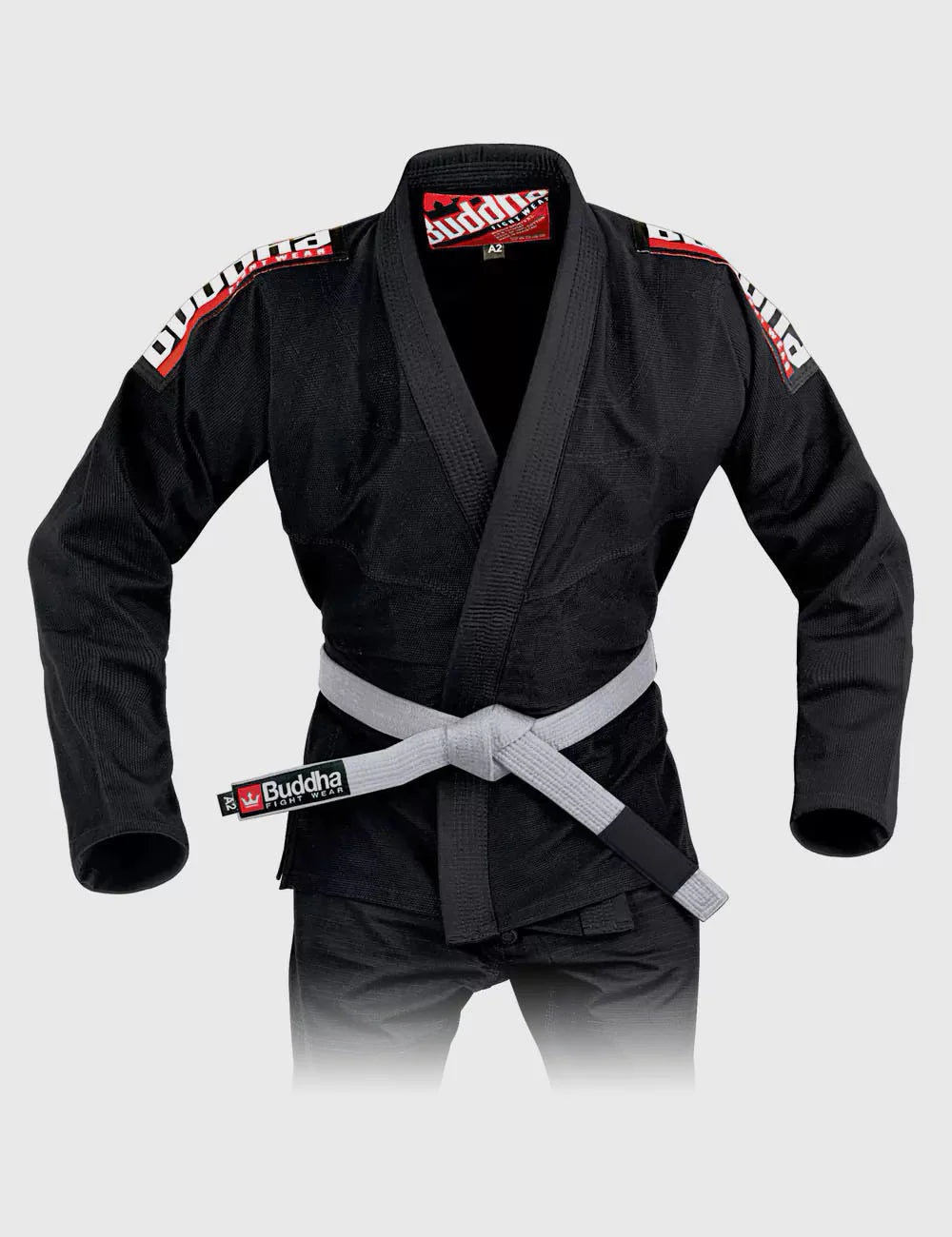 Gi Jiujitsu Buddha Infinity Negro + Cinturón Blanco