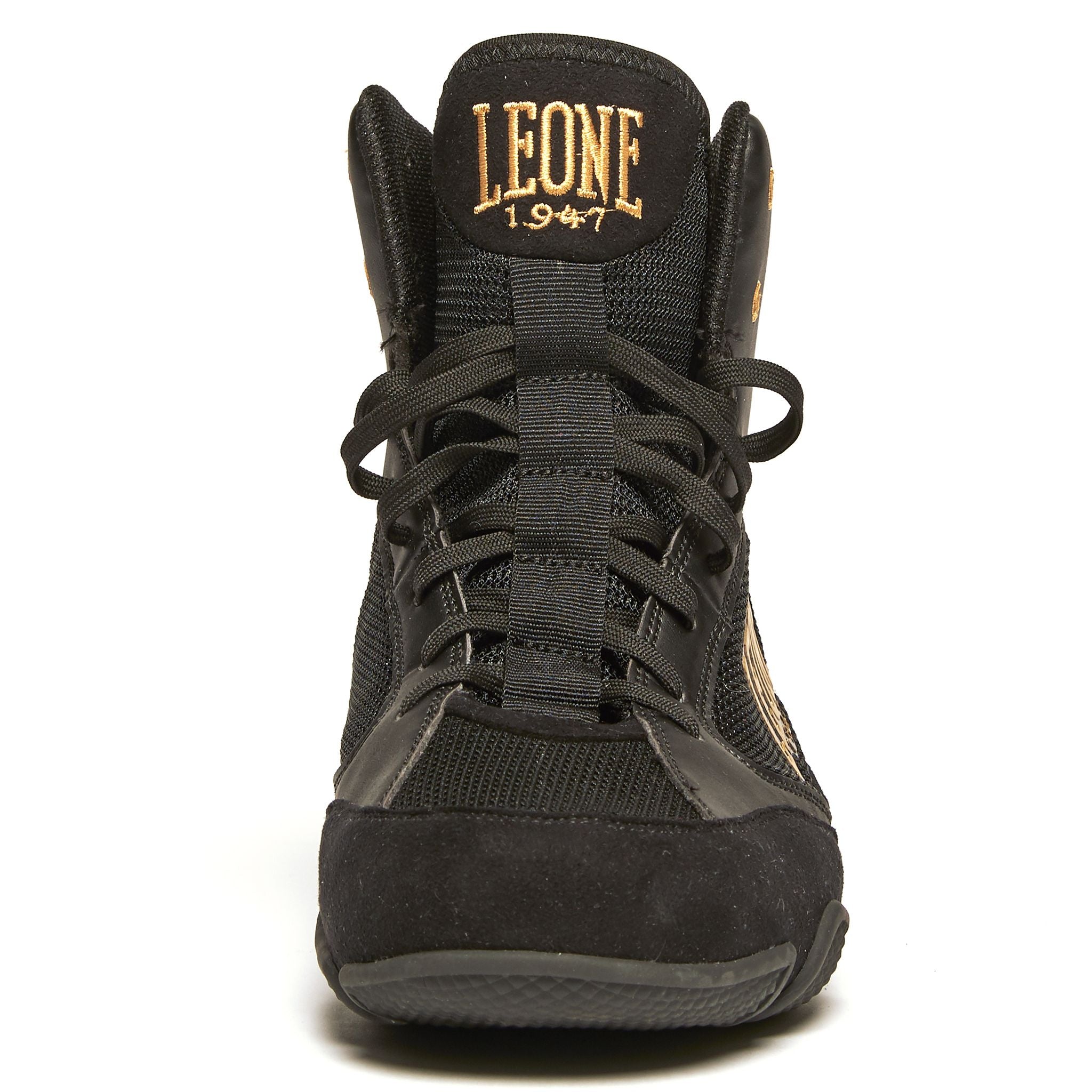 Botas de Boxeo y Lucha Leone 1947 Premium CL110 Negro