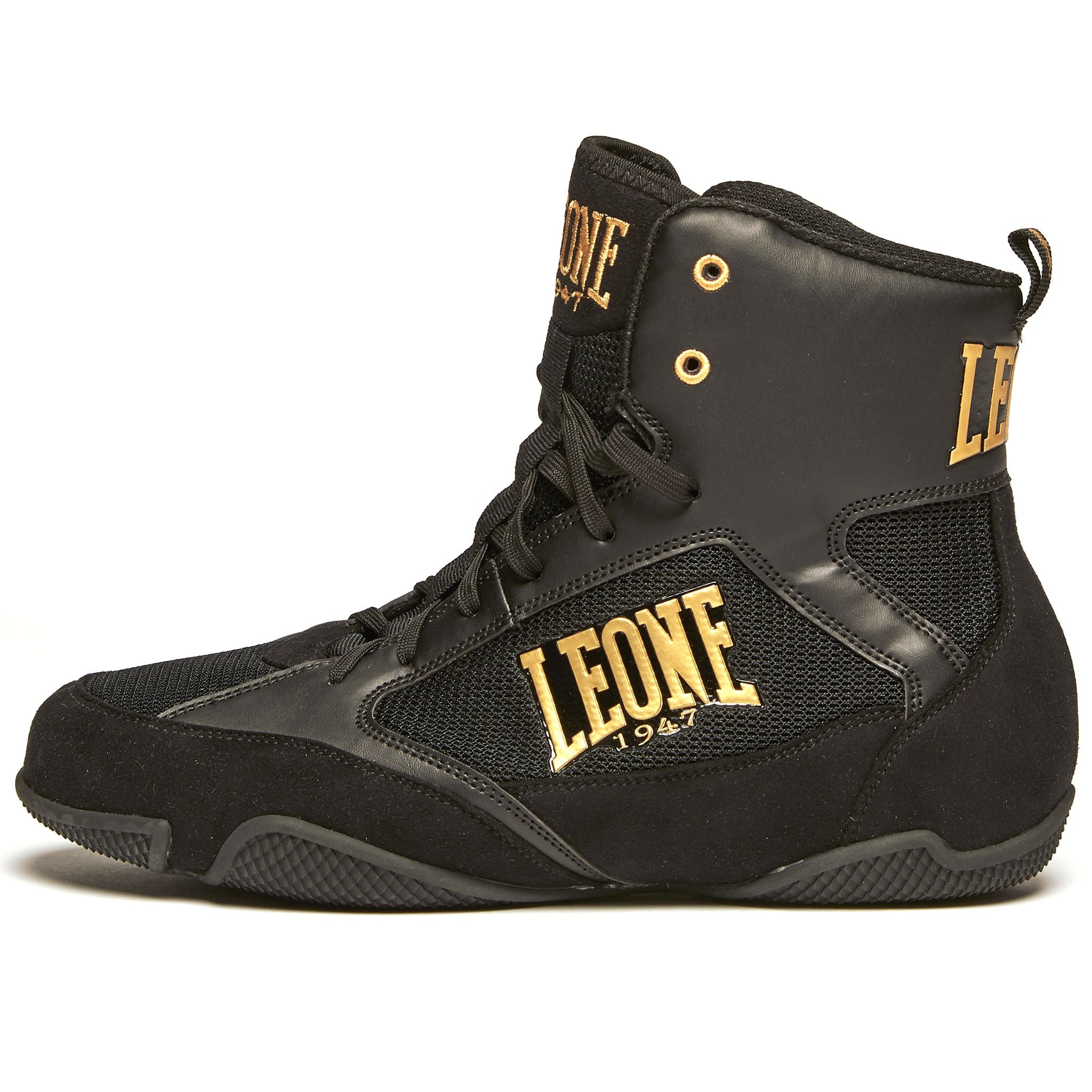 Botas de Boxeo y Lucha Leone 1947 Premium CL110 Negro