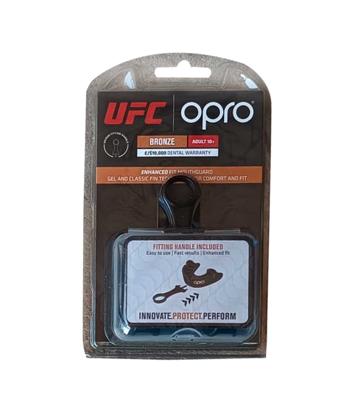 Protector Bucal UFC Opro Bronze Color Negro