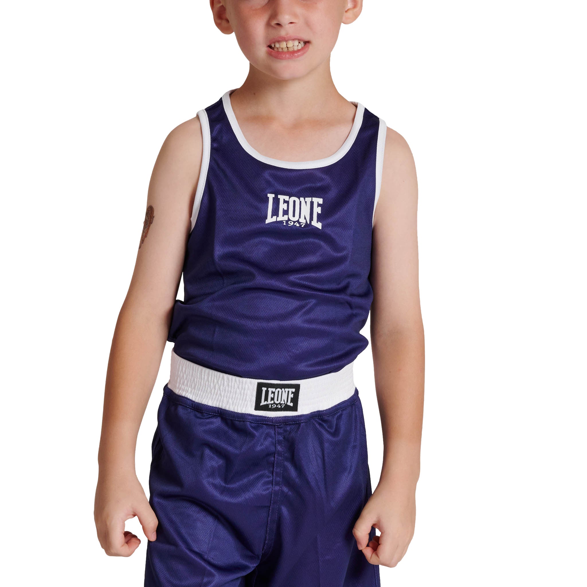 Camiseta de Boxeo Reversible Niño Leone Double Face AB214J