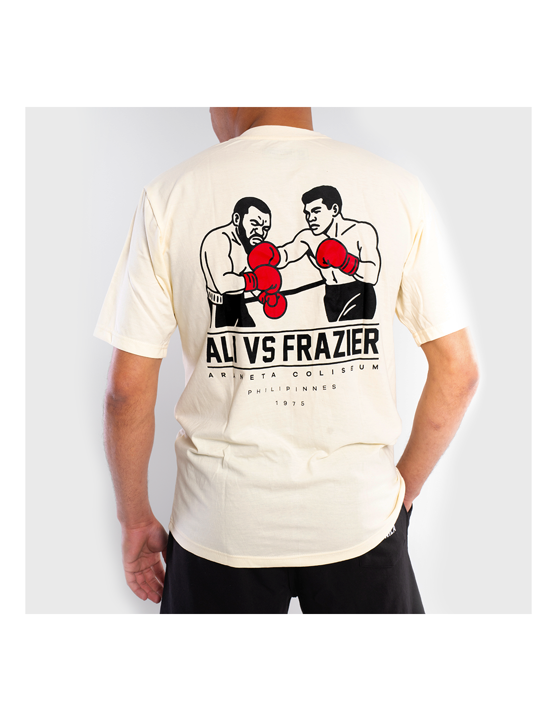 Camiseta Shark ALI VS FRAZIER OCTUBRE 1975