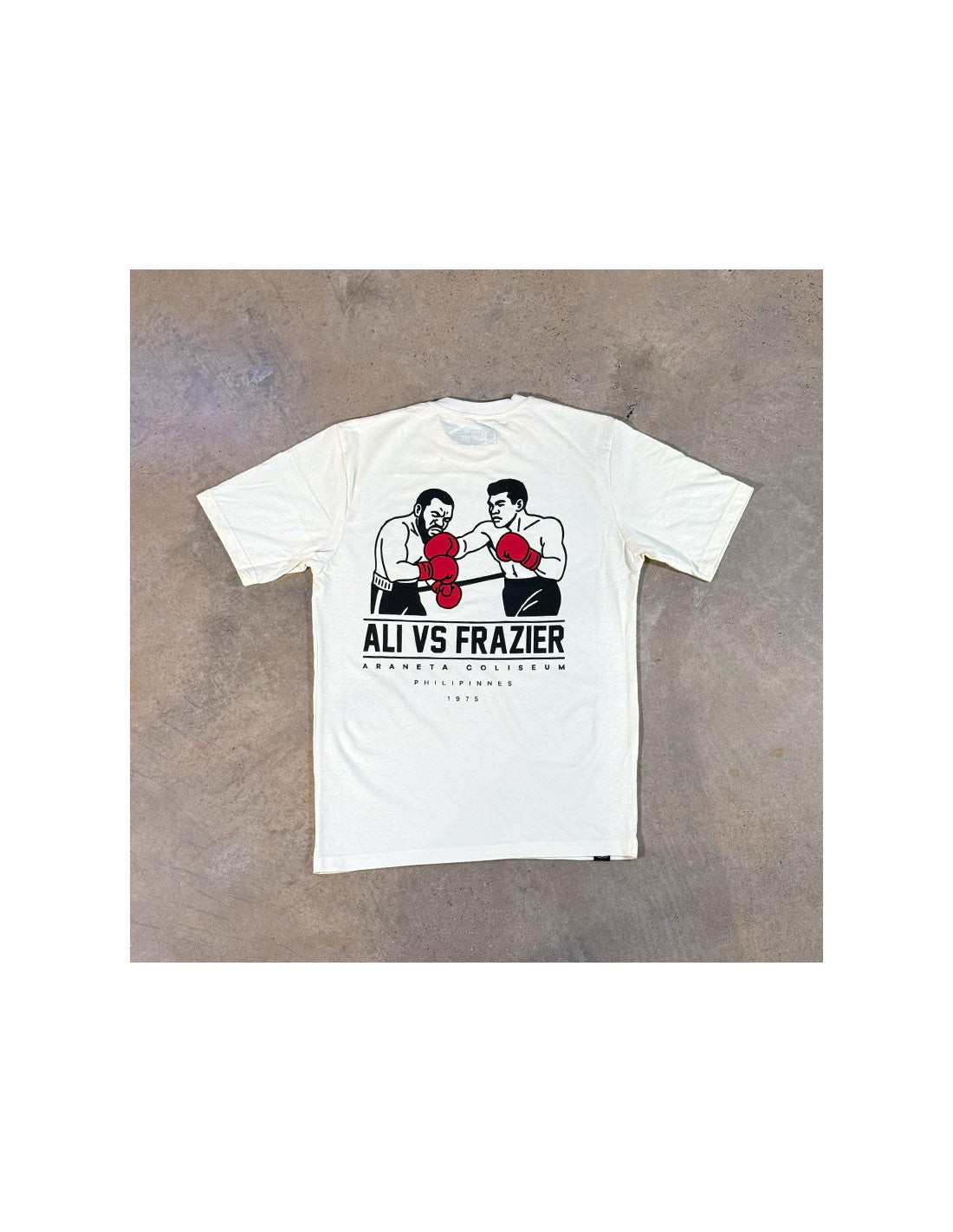 Camiseta Shark ALI VS FRAZIER OCTUBRE 1975