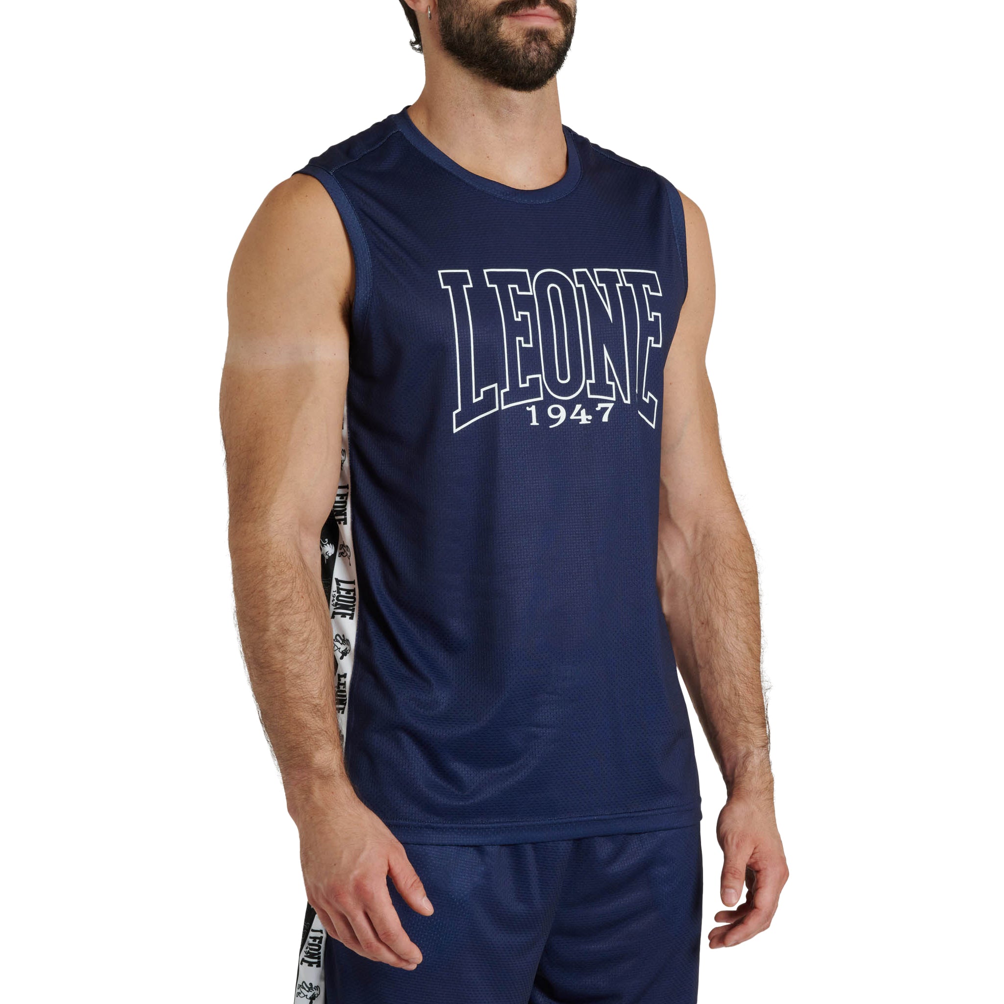 Camiseta Sin Mangas Leone Iconic ABX402 Azul