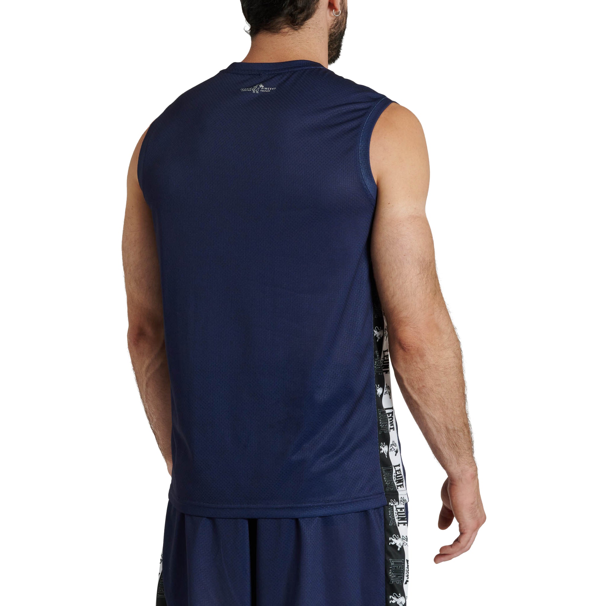 Camiseta Sin Mangas Leone Iconic ABX402 Azul