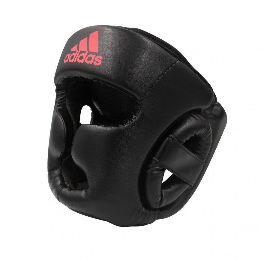 Casco de Boxeo Adidas Profesional Negro/Rojo