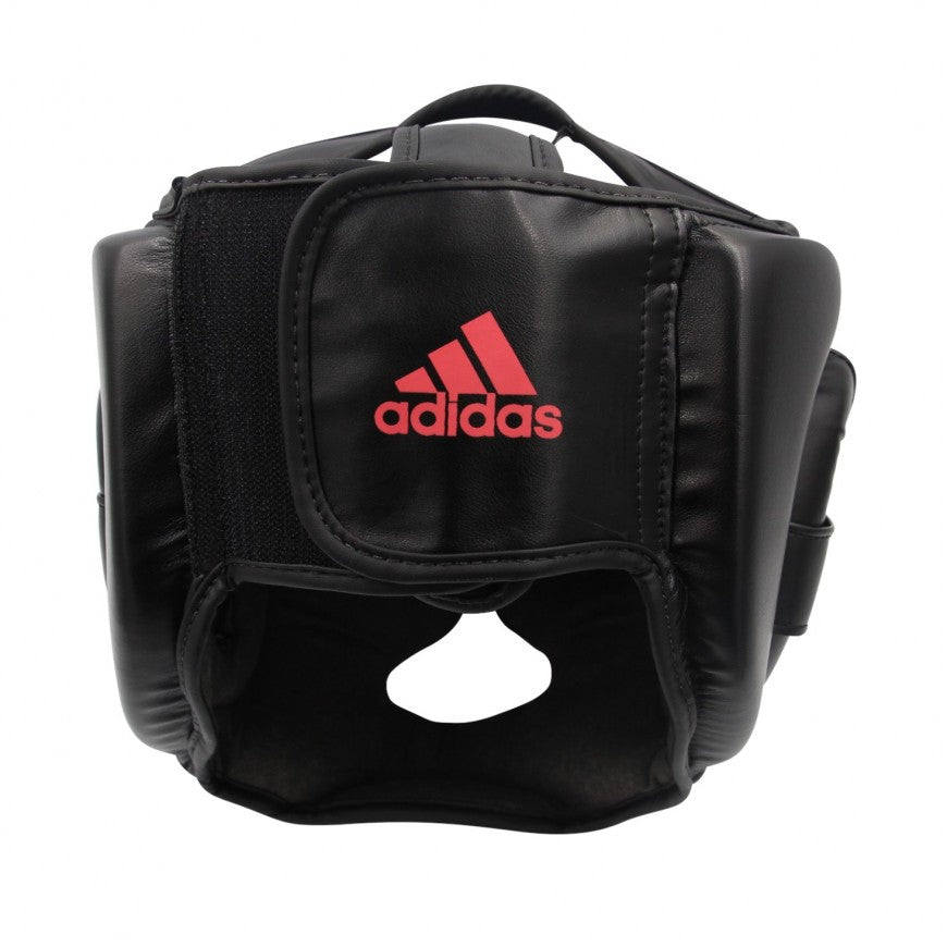 Casco de Boxeo Adidas Profesional Negro/Rojo