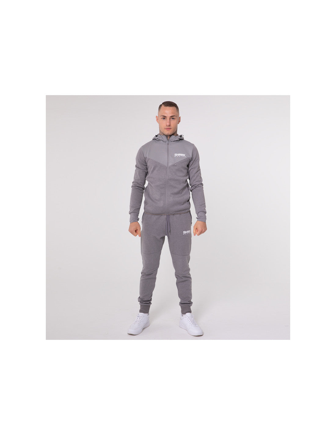 Conjunto Chandal Deportivo Shark Grace Gris