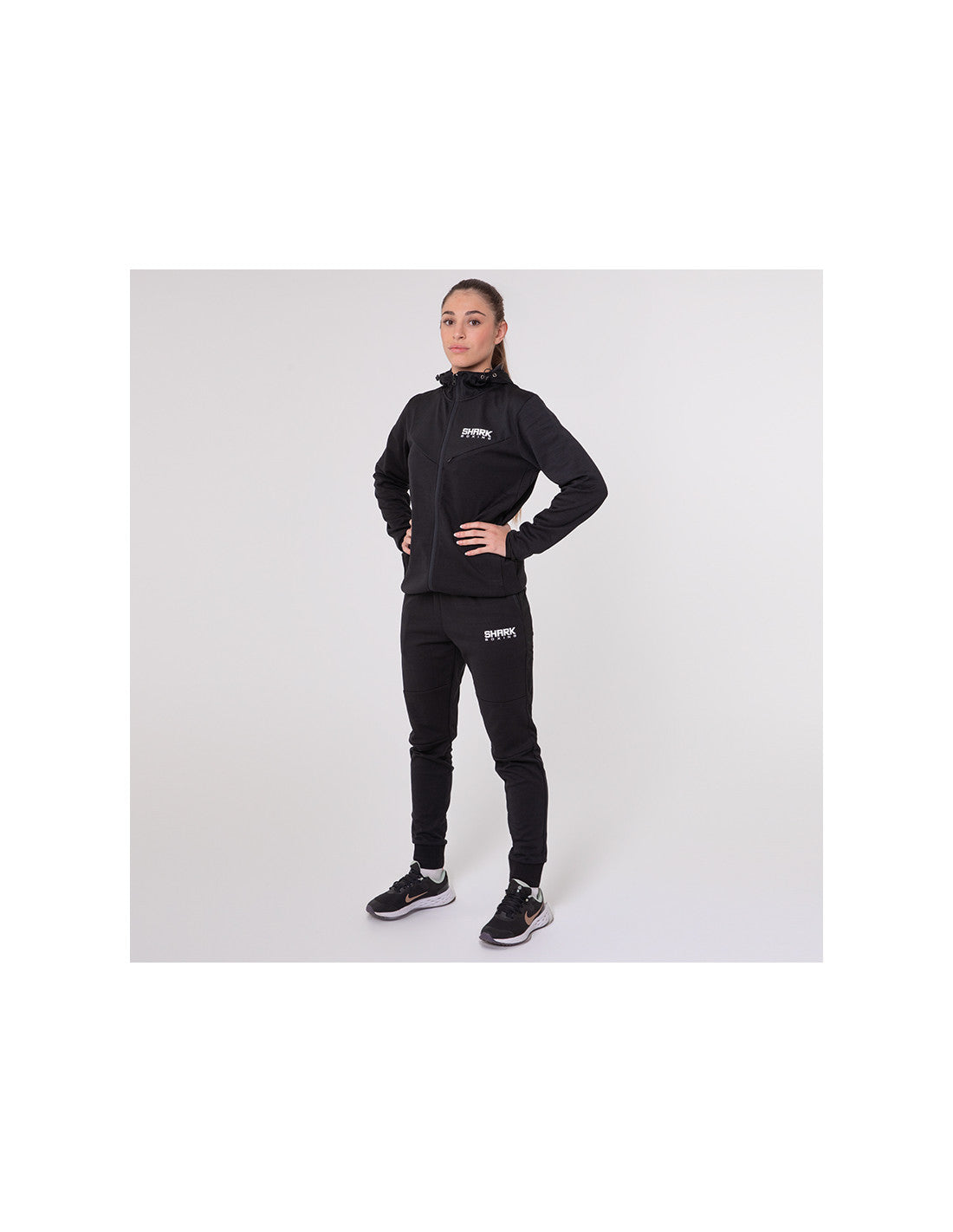 Conjunto Chandal Deportivo Shark Grace Negro