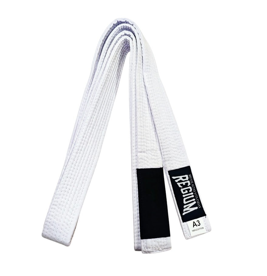 Cinturón de Jiu Jitsu Brasileño BJJ Regium Blanco