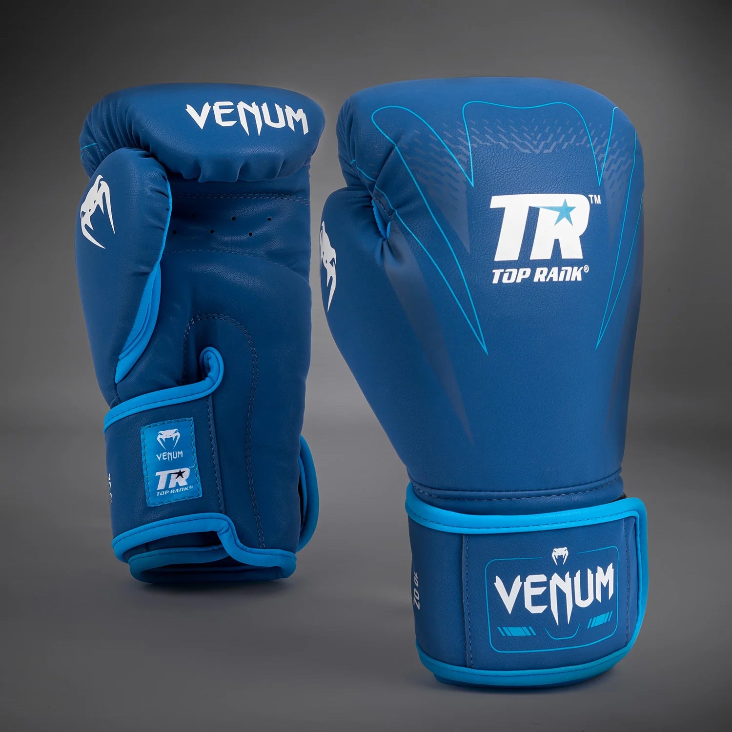 Venum x Top Rank Original Guantes de Boxeo Impact - Azul