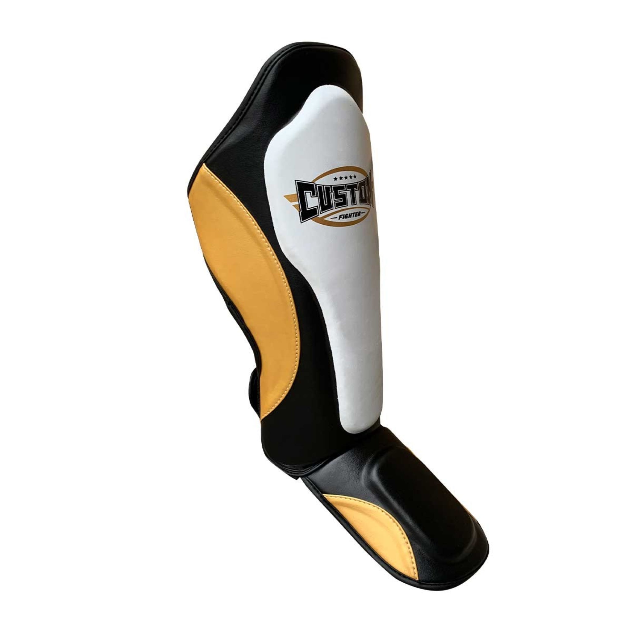 Espinilleras Bicolor Dorada Custom Fighter