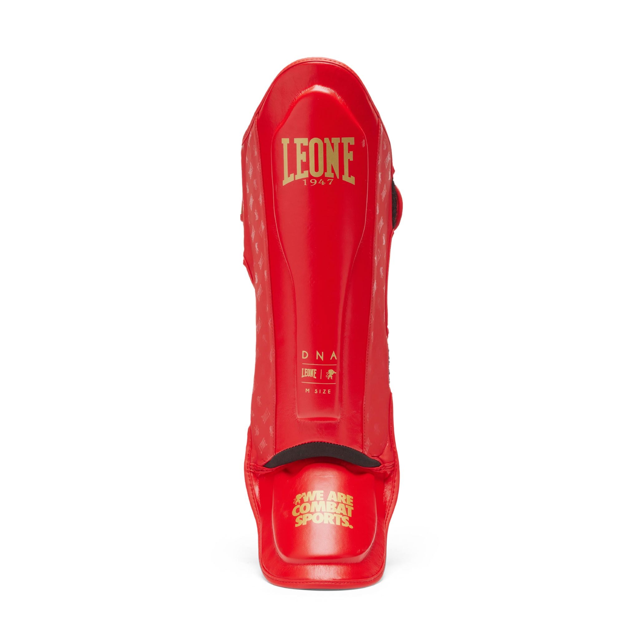 Espinilleras Muay Thai, Kickboxing y MMA Leone DNA GEL PT177 Roja