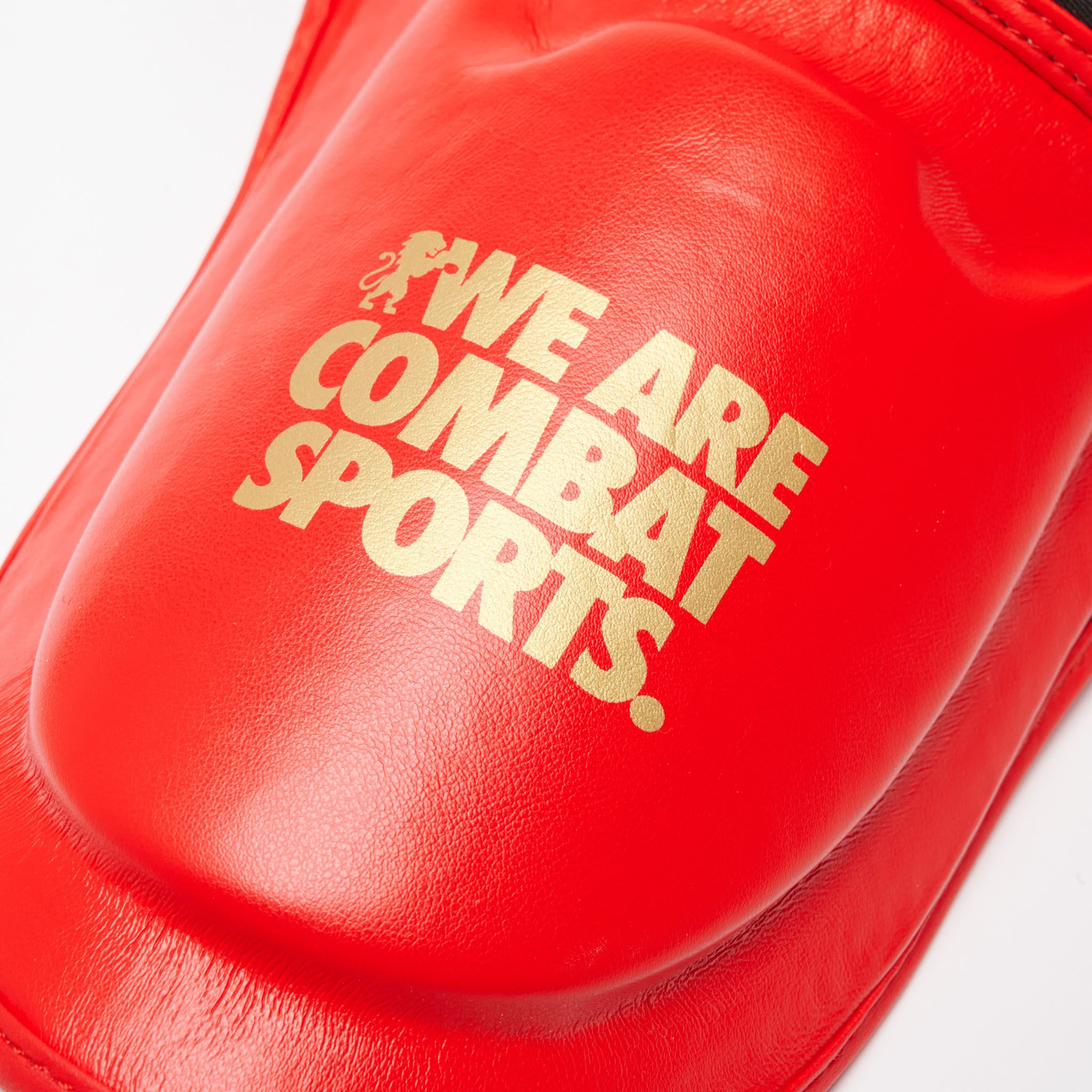 Espinilleras Muay Thai, Kickboxing y MMA Leone DNA GEL PT177 Roja