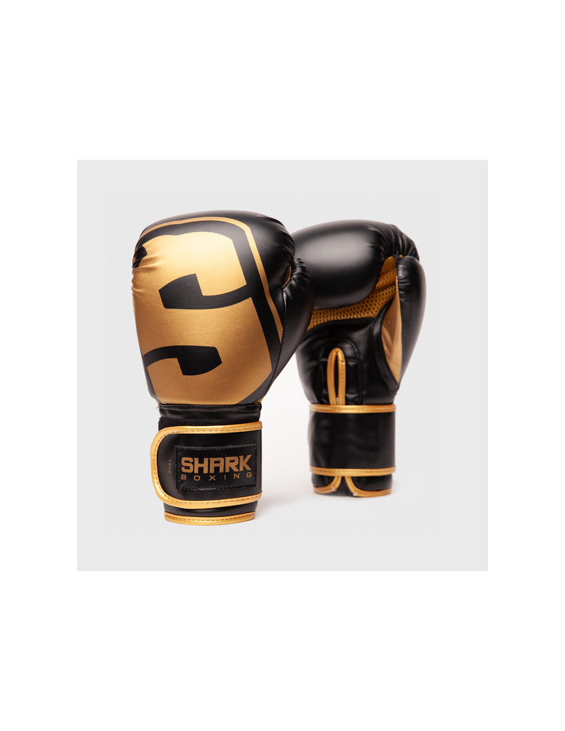 Guantes de Boxeo Shark SKF 3.0 Negros y Dorados