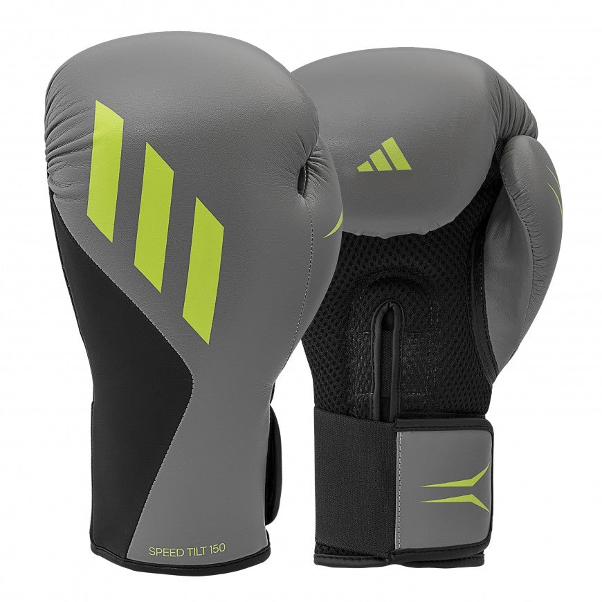 Guantes de Boxeo Adidas Speed Tilt 150TG Gris Mate/Verde