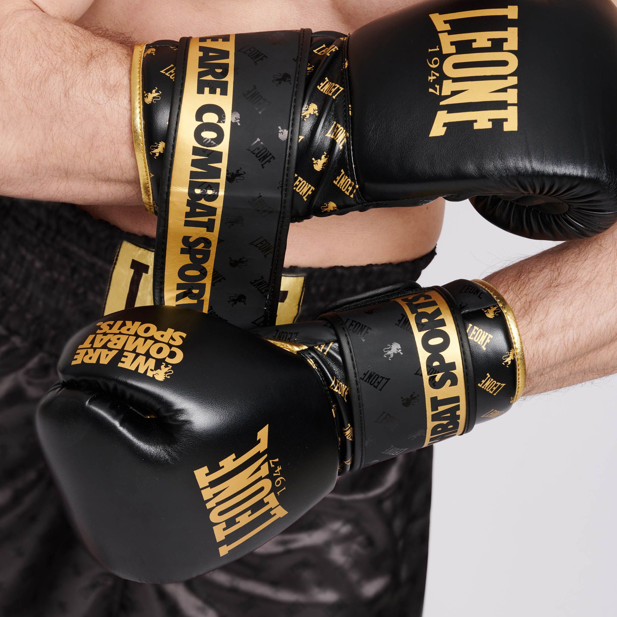 Guantes de Boxeo Leone 1947 DNA Negro