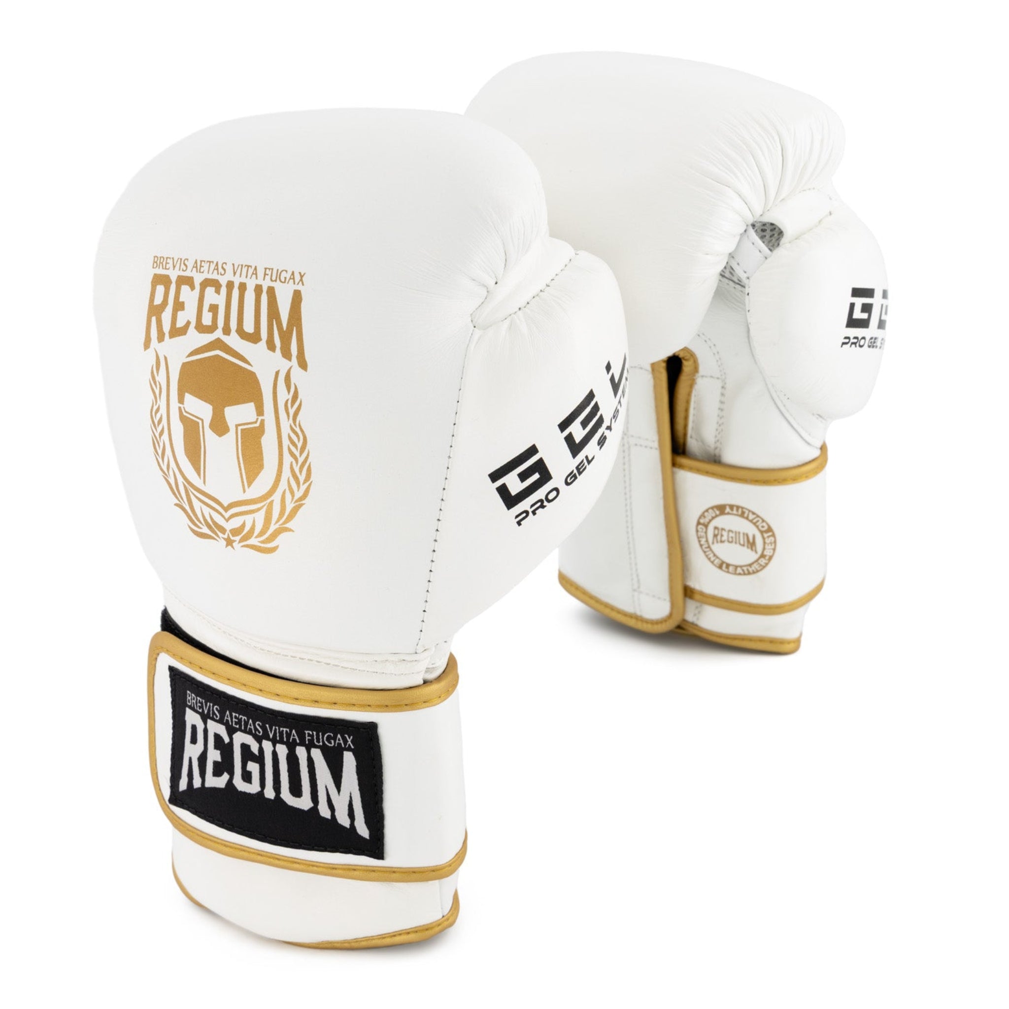Guantes de Boxeo Regium Imperial Gold White Gel