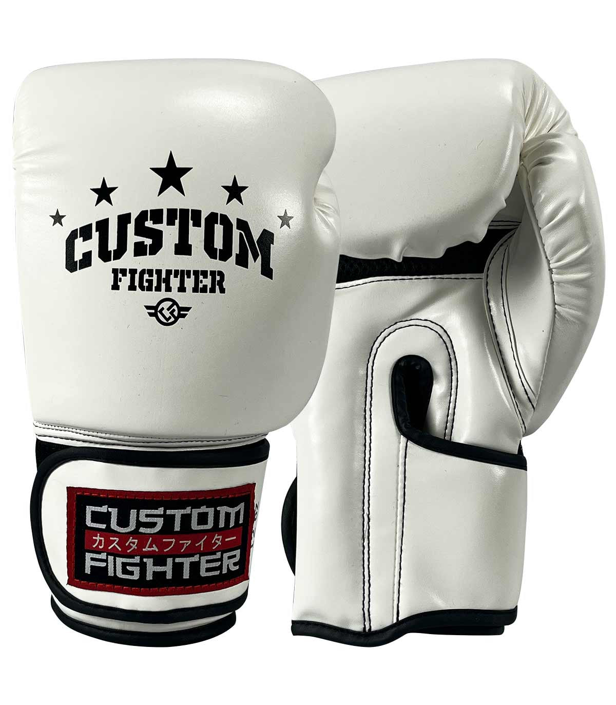 Guantes de Boxeo Custom Fighter Star Blanco