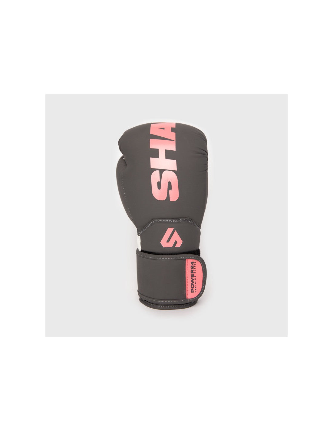 Guantes de Boxeo Shark Power 24 Gris y Rosa