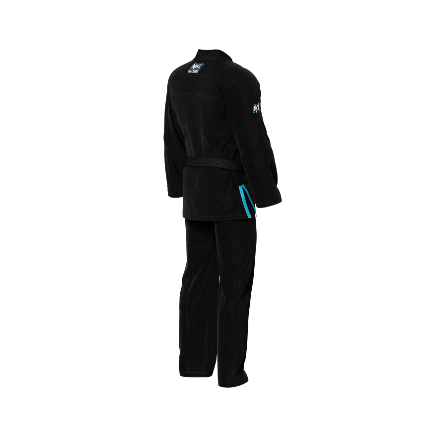Kimono de Jiu Jitsu Brasileño BJJ NKL Zero Custom Negro para niños