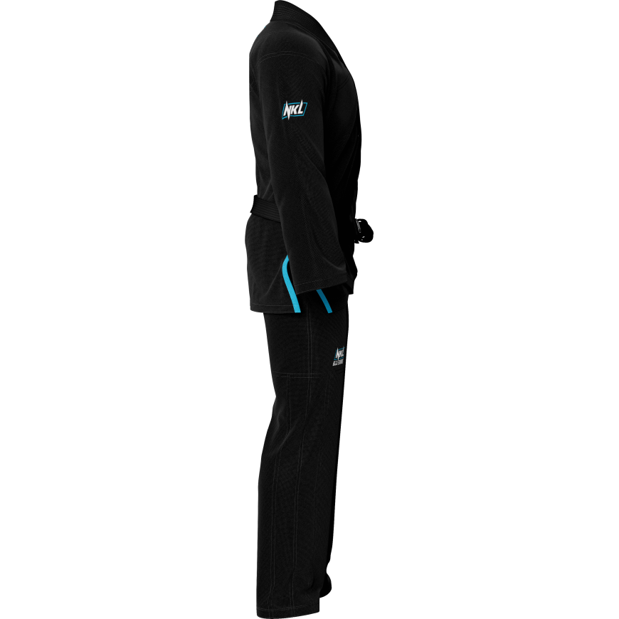 Kimono de Jiu Jitsu Brasileño BJJ NKL Zero Custom Negro para niños