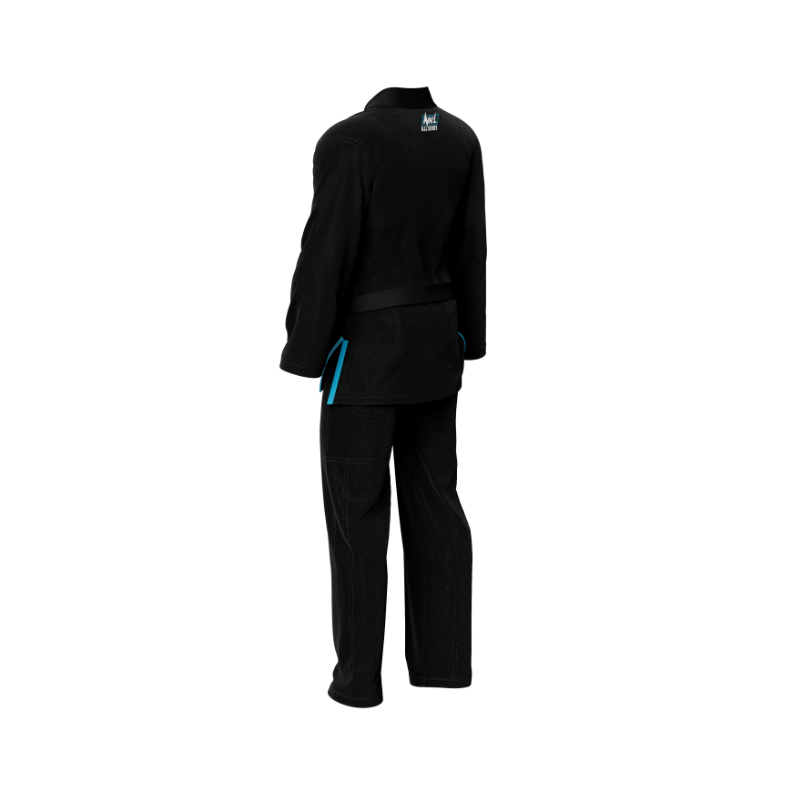 Kimono de Jiu Jitsu Brasileño BJJ NKL Zero Custom Negro para niños