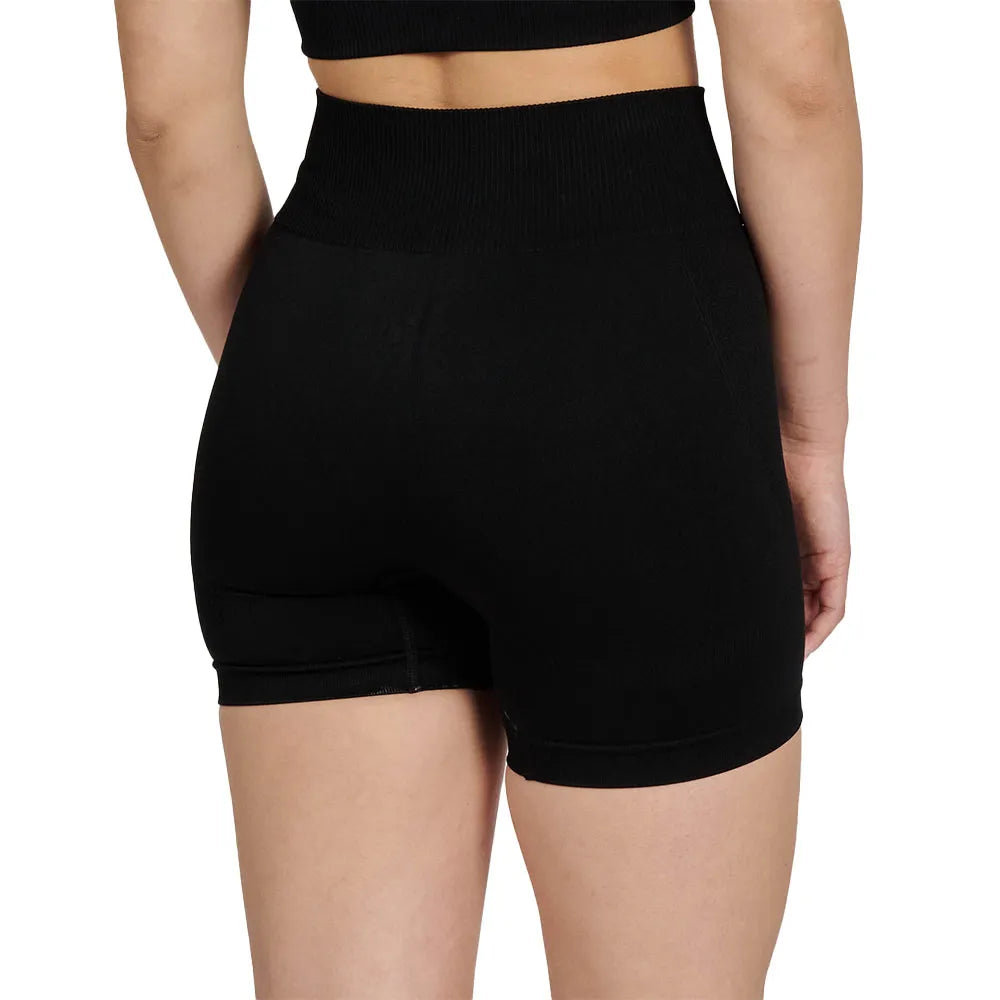 Short Compresivo mujer Leone Logo ABX123 Negro